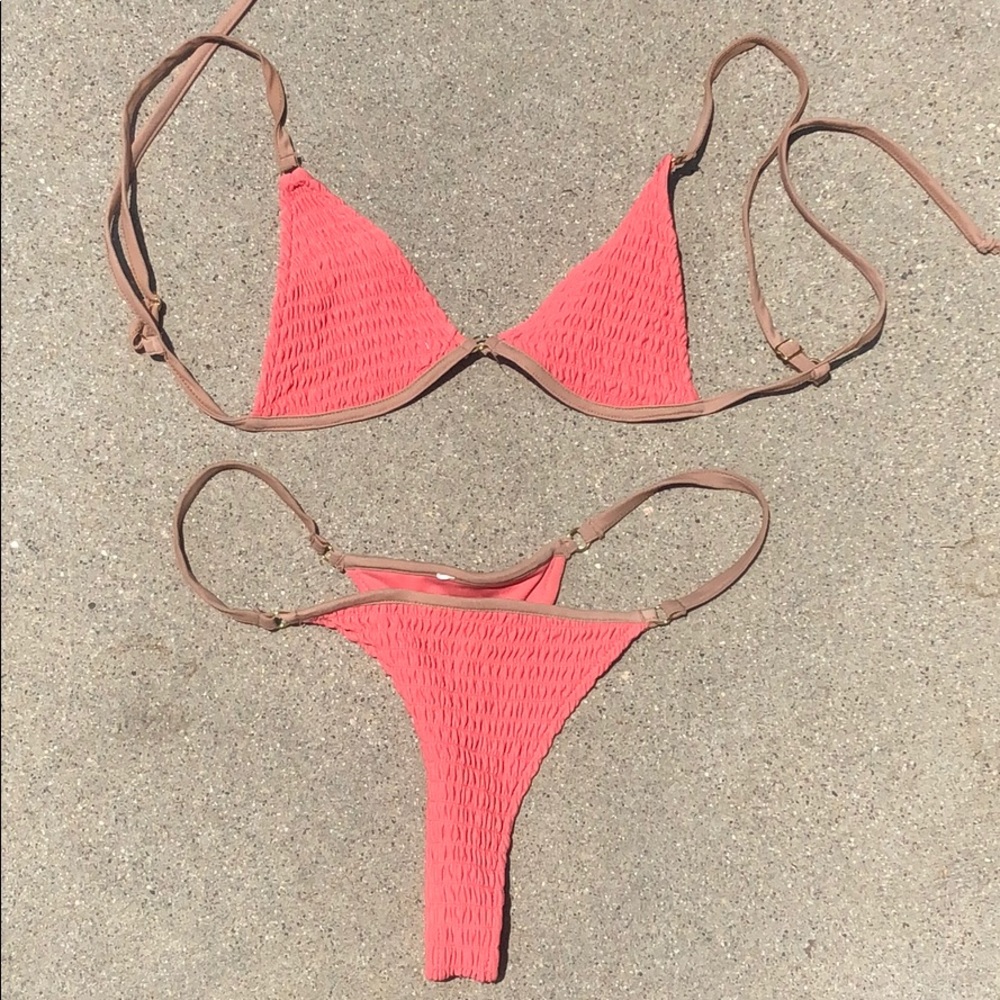 FL&L Pink Thong Bikink